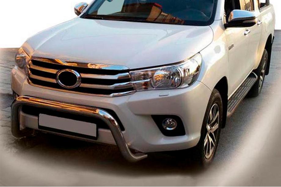Toyota Hilux 2015- Osłona Przednia WT009 (Stal Nierdzewna) Image