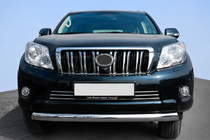 Toyota Land Cruiser Prado 150 2009-2023 Przedni Pałąk ST008 (Stal Nierdzewna) zdjęcia 1