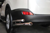Toyota Rav 4 2013-2018 Tylne narożniki AK003-podwójne (nierdzewne) zdjęcia 1