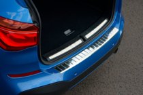 BMW X1 F48 2015-2022 Nakładka na tylny zderzak OmsaLine (stal nierdzewna) zdjęcia 1
