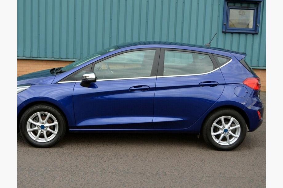 Ford Fiesta 2017- Listwy dolne szyb stal nierdzewna (8 szt) Zdjęcia 1