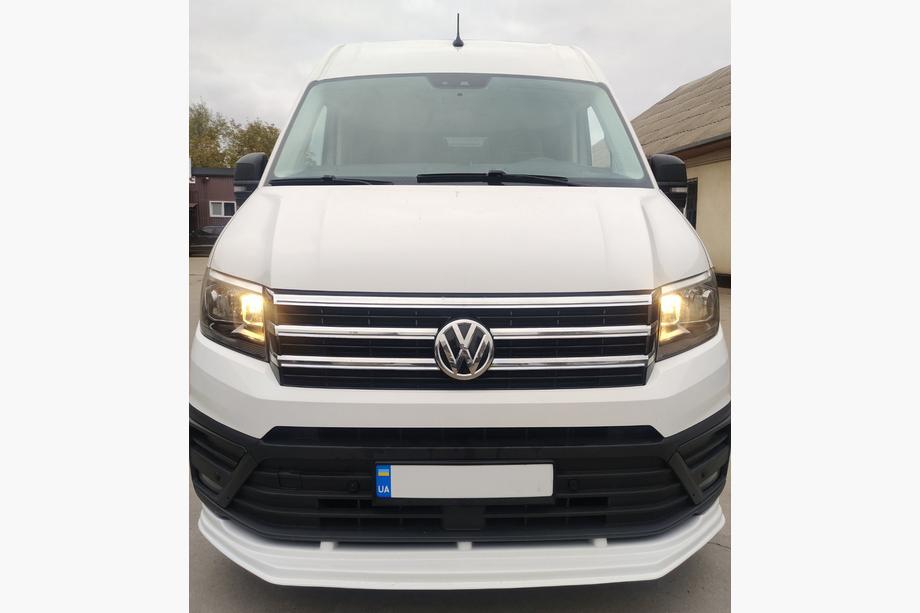 Volkswagen Crafter 2016- Nakładki na grill (4 szt, stal nierdzewna) Image