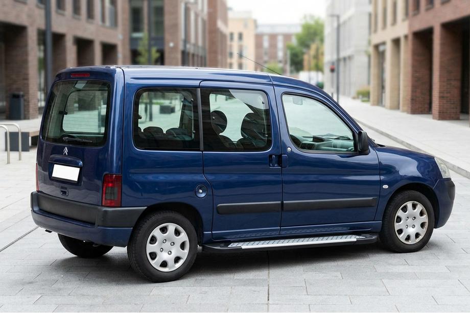 Citroen Berlingo 1996-2008 Progi Boczné Allmond Grey (2 szt., Aluminium) Image