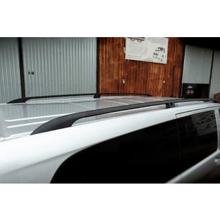 Czarne relingi dachowe CAN Oryginalny design (metalowe stopki) Mercedes Vito/V-class W447 2014- zdjęcia 2