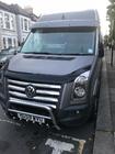 Volkswagen Crafter 2006-2016 Daszek na szybę przednią na ramie V1 (czarny połysk, 5mm) zdjęcia 3