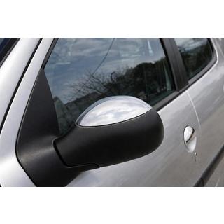 Nakładki na Lusterka (2 szt, Stal Nierdzewna) Citroen C-3 2002-2009 zdjęcia 1