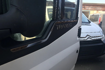 Ford Transit 2000–2014 Obramowanie Szyb Stal Nierdzewna (2 szt.) zdjęcia 3
