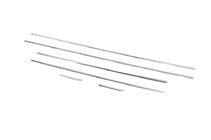 Hyundai I-20 2008-2012 Dolne listwy szyb stal nierdzewna (6 szt.) zdjęcia 3