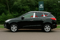 Hyundai IX-35 2010-2015 Listwy Słupków Drzwi ze Stali Nierdzewnej (8 szt.) zdjęcia 1