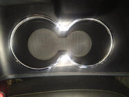 Hyundai IX-35 2010-2015 Pierścienie na uchwyt na kubek (stal nierdzewna) zdjęcia 4