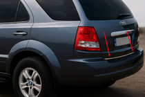 Kia Sorento I BL 2002-2009 Listwa bagażnika stal nierdzewna zdjęcia 1