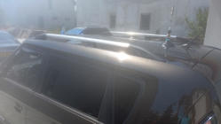 Kia Soul I 2008-2013 Relingi dachowe chromowane (stopy plastikowe, montaz na klej) zdjęcia 1