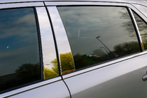Mercedes E-сlass W210 1995-2002 Listwy Słupków Drzwi ze Stali Nierdzewnej (6 szt.) zdjęcia 1