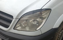 Mercedes Sprinter W906 2006–2018 Brewki na Reflektory Proste (czarne, ABS, 2006-2013) zdjęcia 1