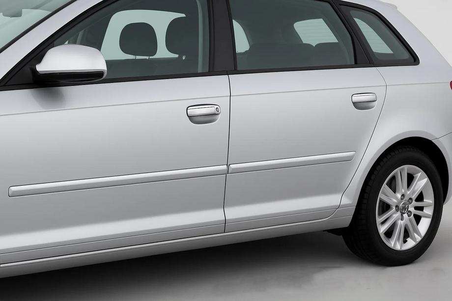 Audi A3 2003-2012 Chromowane Nakładki na Klamek 2003-2008 (Stal Nierdzewna) Image