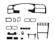 Nissan Sunny 1990-1995 PROMOCJA! Nakładki na deskę rozdzielczą w stylu aluminium zdjęcia 1