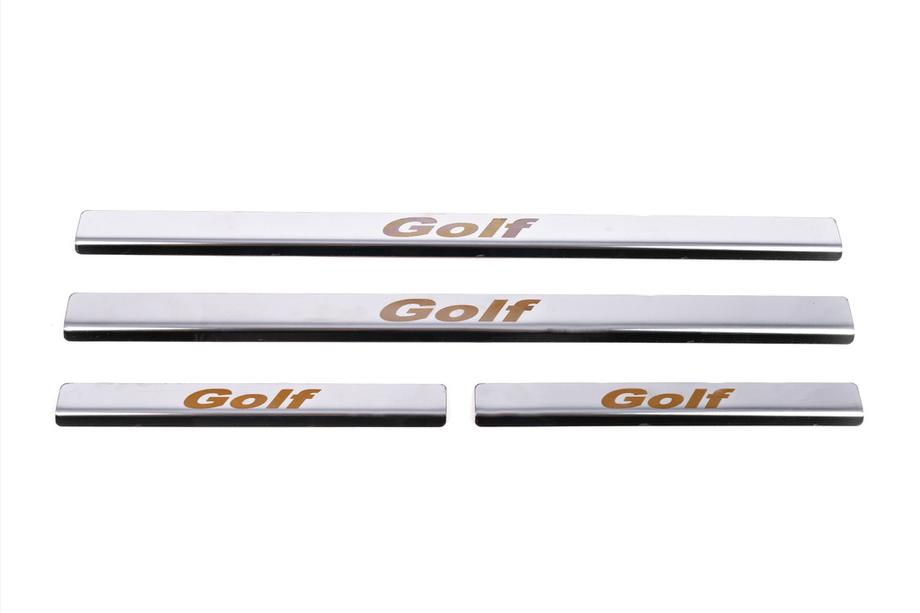 Volkswagen Golf 6 2008-2014 Nakładki progowe Carmos V1 stal nierdzewna Zdjęcia 2