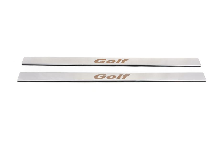Volkswagen Golf 6 2008-2014 Nakładki progowe Carmos V1 stal nierdzewna Zdjęcia 4