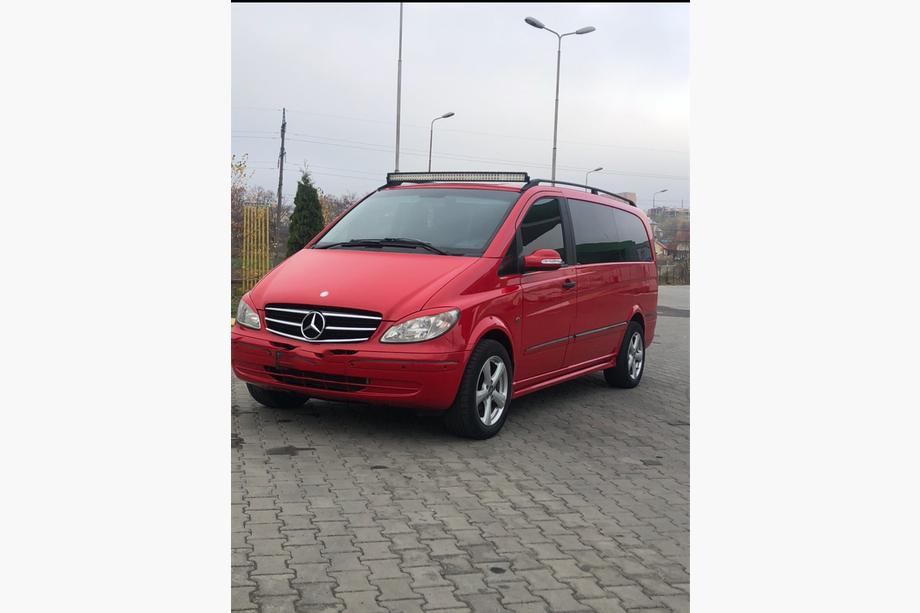 Mercedes Viano 2004-2014 Progi Boczne Exclusive (2 szt, do lakierowania) Krótki/Średni Rozstaw Osi Zdjęcia 4
