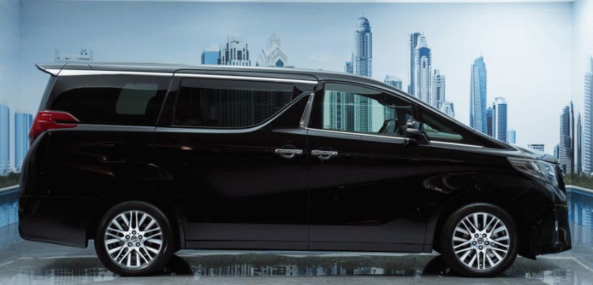 Luksusowej minivan Toyota Alphard trzeciej generacji