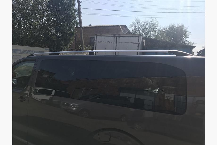 Peugeot Traveller 2017- Relingi Dachowe Chromowane Długa baza, plastikowa stopa Zdjęcia 3