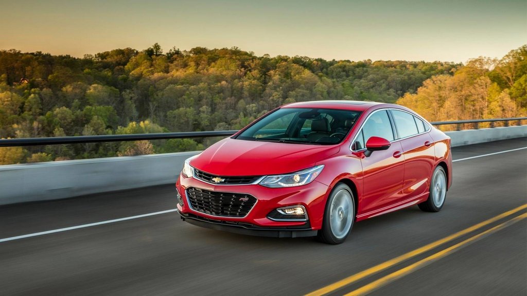 Druga generacja sedan Chevrolet Cruze
