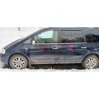Listwy ozdobne okien nierdzewne (4 szt) Ford Galaxy 1995-2006 zdjęcia 2
