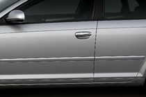 Audi A4 B7 2004-2008 Chromowane Nakładki na Klamek (4 szt, Stal Nierdzewna) zdjęcia 3