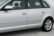 Audi A4 B7 2004-2008 Chromowane Nakładki na Klamek (4 szt, Stal Nierdzewna) zdjęcia 1