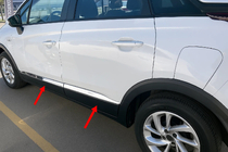 Opel Crossland X 2017-2024 Listwy Drzwiowe Stal Nierdzewna (4 szt.) zdjęcia 1