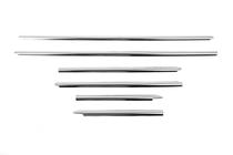 Nissan Micra K12 2003-2010 Listwy Ozdobne Szyb Stal Nierdzewna (6 szt.) zdjęcia 3
