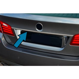 Listwa SD ze stali nierdzewnej nad tablicą rejestracyjną BMW 5 Series F10/F11 2010–2016 zdjęcia 1