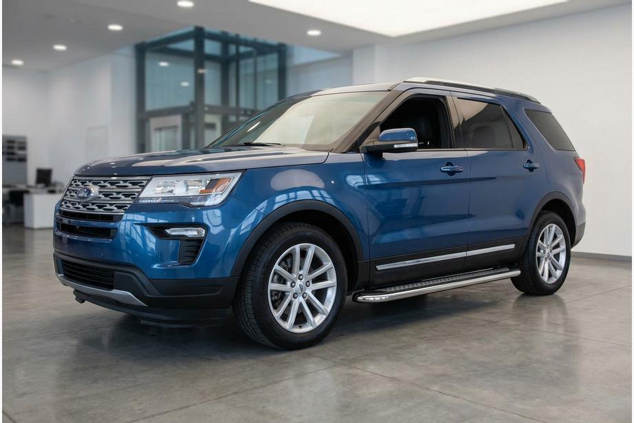 Ford Explorer 2011-2019 Progi Boczne Maydos V2 (2 szt., Aluminium i Stal Nierdzewna) Image