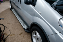 Nissan Primastar 2002-2014 Progi boczne typ X5 (2 szt, aluminium) zdjęcia 2