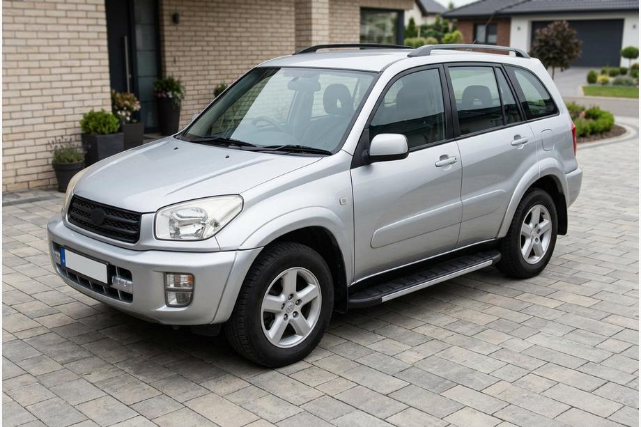 Toyota Rav 4 2001-2005 Progi Boczné Duru (2 szt., Aluminium) Image