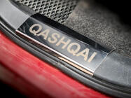 Nissan Qashqai 2010-2014 Nakladki na progi plastikowe stal nierdzewna (4 szt.) zdjęcia 3