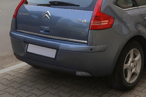 Citroen C-4 2004-2010 Listwa dolna krawędź klapy bagażnika (stal nierdzewna) zdjęcia 1