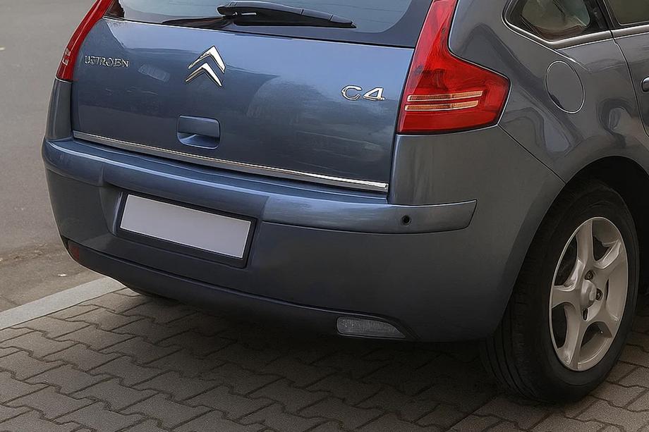 Citroen C-4 2004-2010 Listwa dolna krawędź klapy bagażnika (stal nierdzewna) Image