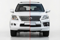 Lexus LX570/450d 2008-2022 Zestaw Body Kit Facelift Auto 2008-2012 na 2012-2016 F-Sport zdjęcia 1