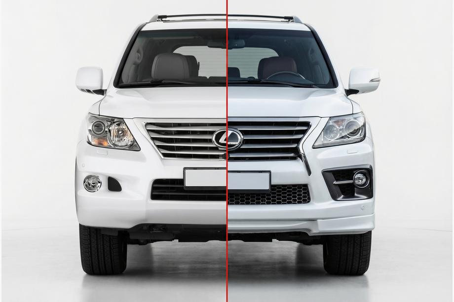 Lexus LX570/450d 2008-2022 Zestaw Body Kit Facelift Auto 2008-2012 na 2012-2016 F-Sport Image