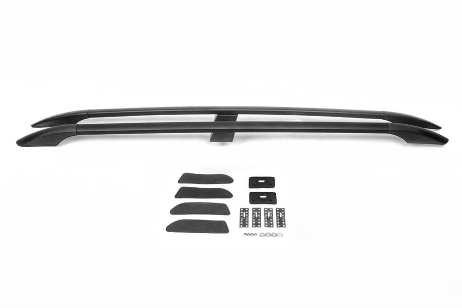 Nissan Qashqai 2010-2014 Czarne relingi dachowe (stopy plastikowe) Stopki plastikowe Zdjęcia 4