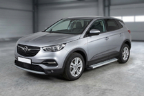 Opel Grandland X 2017- Progi Boczne Maya V2 (2 szt., Aluminium) zdjęcia 1