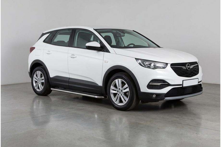 Opel Grandland X 2017- Progi Boczné Maydos V2 (2 szt, Aluminium i Stal Nierdzewna) Image