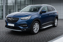 Opel Grandland X 2017- Progi Boczné Allmond Grey (2 szt, Aluminium) zdjęcia 1