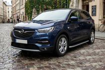 Opel Grandland X 2017- Progi Boczné Tayga Grey (2 szt, Aluminium) zdjęcia 1