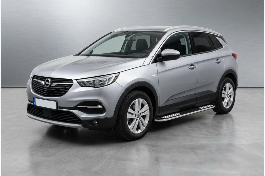 Opel Grandland X 2017- Progi Boczné Tayga V2 (2 szt, Aluminium) Image