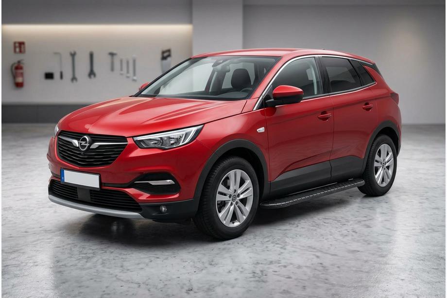 Opel Grandland X 2017- Progi Boczne Bosphore Black (2 szt., Aluminium) Zdjęcia 1