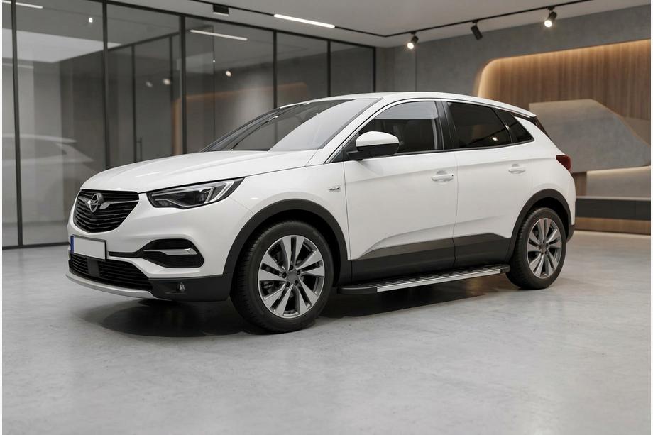 Opel Grandland X 2017- Progi Boczné Duru (2 szt., Aluminium) Image