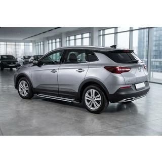 Progi Boczné Rainbow (2 szt., Aluminium) Opel Grandland X 2017- zdjęcia 1