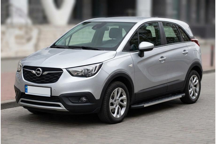 Opel Crossland X 2017-2024 Progi Boczné Duru (2 szt., Aluminium) Image
